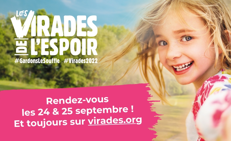 Rendez-vous les 24 et 25 septembre pour les Virades de l’espoir !